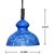 AH  Blue color Fish Design Iron  Pendant Ceiling Hanging Lamp ( Pack of 1 )
