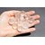 HIGH QUALITY 2 PIECES OF CLEAR QUARTZ CRYSTAL 14 MM MICRO MINI BALL / SPHERE