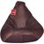 Biggie  Bean Bag FABRIC PLAIN BROWN XL Size Filled with Beans