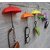 Umbrella Drop Style Clothes Key Hat Wall Hanger Hooks 3 Pcs