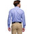 Formals by Koolpals-Cotton Blend Shirt White Vertical Stripes on Light Blue