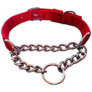 PET CLUB51 High Quality And Durable Dog Choke Collar Large Dogs (Red) - 1.25 Inch