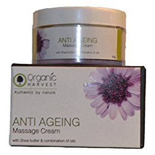 Organic Harvest Anti Ageing Massage Cream 50G