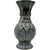 PujaShoppe Black Round Ceramic Vase 004