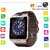 Bingo T30 Branded Brown Colour Bluetooth Notification Smartwatch- Golden