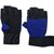 Greenbee Black/Blue Gym Gloves N