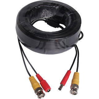 10 Meters Of CCTV Cable With BNC Connectors & DC Pins