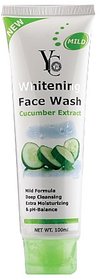 YC new Whitening Face Wash with Cucumber Extract PACK OF 6 PCS