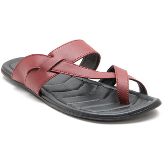Buy Franco Leone Red Synthetic Sandals And Floaters Online 798