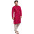 abc garments Men's Kurta and Pyjama Set Pink