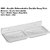 SSS - Acrylic Unbreakable Double Square Soap Dish (Set of 2)(Material-Acrylic Unbreakable, Type-Double Square)
