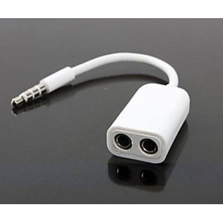 3.5mm AUX Splitter Cable For IPhone 5 4S IPhone4, Samsung, Nokia, Sony, Ipod - 5055218