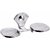 Fortune Double Soap Dish / Soap Case / Soap Stand ( Material  Stainless Steel ) Set of 1