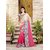 Surbhi Fashion Pink Chiffon Embroidered Saree With Blouse