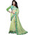 Surbhi Fashion Green Chiffon Embroidered Saree With Blouse