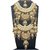 Most Beautiful Crystals Gold Plated Kundan Zerconic Complete Bridal Necklace Set