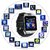 Bingo T30 Square Dial Black Strap Touchscreen Smartwatch With Voice Calling For Android & IOS
