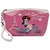 UberLyfe Clearance Sale - Pink with Eiffel Tower Multipurpose Pouch or Purse for Women - L (PU-001171-PKPRIS-L)