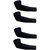 Stylish Pair of Black Arm Sleeves Unisex- 2 Pairs GS-150