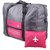 Uberlyfe Waterproof Large Capacity Folding Travel Bag - Pink, Grey (Tb-001148-Trvlbg-Pk)