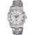 Seiko Round Dial Silver Stainless Steel Strap Chronograph Watch for Men - SPC159P1
