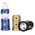 LED Solar Rechargeable Camp Torch Light Flashlights Emergency Lamp In Best Price