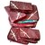 Kuber Industries™ Maroon 3 Layered Quilted Printed Transparent Multi Saree Cover (10-15 Sarees Capacity) - Set Of 5