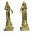 Brass Metal Oil Lamp Diya Lady With Standing Statue Pair Fine Finishing Work By Bharat Haat BH00702