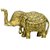 Pure Brass Metal Elephant In Fine Finishing And Decorative Art By Bharat Haat BH03938