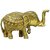 Pure Brass Metal Elephant In Fine Finishing And Decorative Art By Bharat Haat BH03938