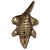 Pure Brass Metal Crocodile Small Agarbatti Stand And Decorative Art By Bharat Haat BH04765