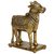 Brass Metal Brass Metal Standing Nandi ( Lord Shivas Follower) By Bharat Haat BH01122