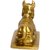 Brass Metal Nandi Sitting Statue By Bharat Haat BH01593