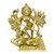 Pure Brass Metal Mahisasur Devi In Fine Finishing And Decorative Art By Bharat Haat BH04053