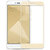 Redmi 4  Full Screen gold Color Tempered Glass Screen Guard, geocell Premium Full Screen Color Tempered Glass for Xia