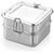 Jvl Square Stainless Steel Double Lunch Box