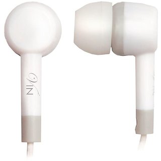Vin In Ear Wired Earphones With Mic White D