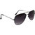 Combo of Sunglasses With Black Aviator and Transparent Wayfarer Style