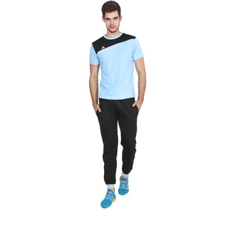 men's black track pants with white stripe