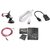 lowrence car  1 Car Mobile Holder + 1 Anti slip mat + 1Car single port charger one mtr + 1 Aux Cable 1 mtr +1 Otg Cable