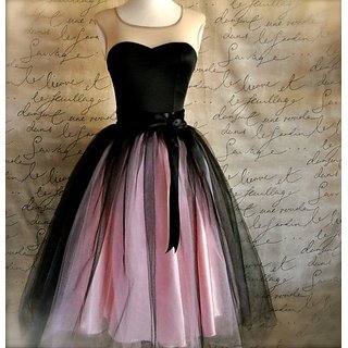 Buy Glam Doll Black Pink Tulle Dress ...