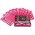 Kuber Industries Saree Cover 24 Pcs Combo In Non Wooven Material (Pink)