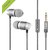 TIZUM HT-110 All-Metal Hi-Fi In Ear Earphones with Mic, Clear Sound, Sweat-Proof Comfort Fit Earbuds (Ash Gray)