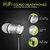 TIZUM HT-110 All-Metal Hi-Fi In Ear Earphones with Mic, Clear Sound, Sweat-Proof Comfort Fit Earbuds (Ash Gray)