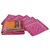 Kuber Industries™ Saree Packing Cover 6 Pcs Combo Pink