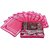 Kuber Industries™ Saree Cover 12 Pcs Combo In Non Wooven Material (Pink)