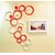 NAWAB 3D Acrylic  RED WHITE wall dcor for office  home pack of 20