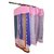 Kuber Industries™ Hanging Saree Cover (Set of 6) - Pink Satin