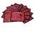 Kuber Industries™ Saree cover 12 Pcs combo in Maroon satin ,Wedding Collection Gift