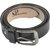 Mens's Leather black belt with buckle